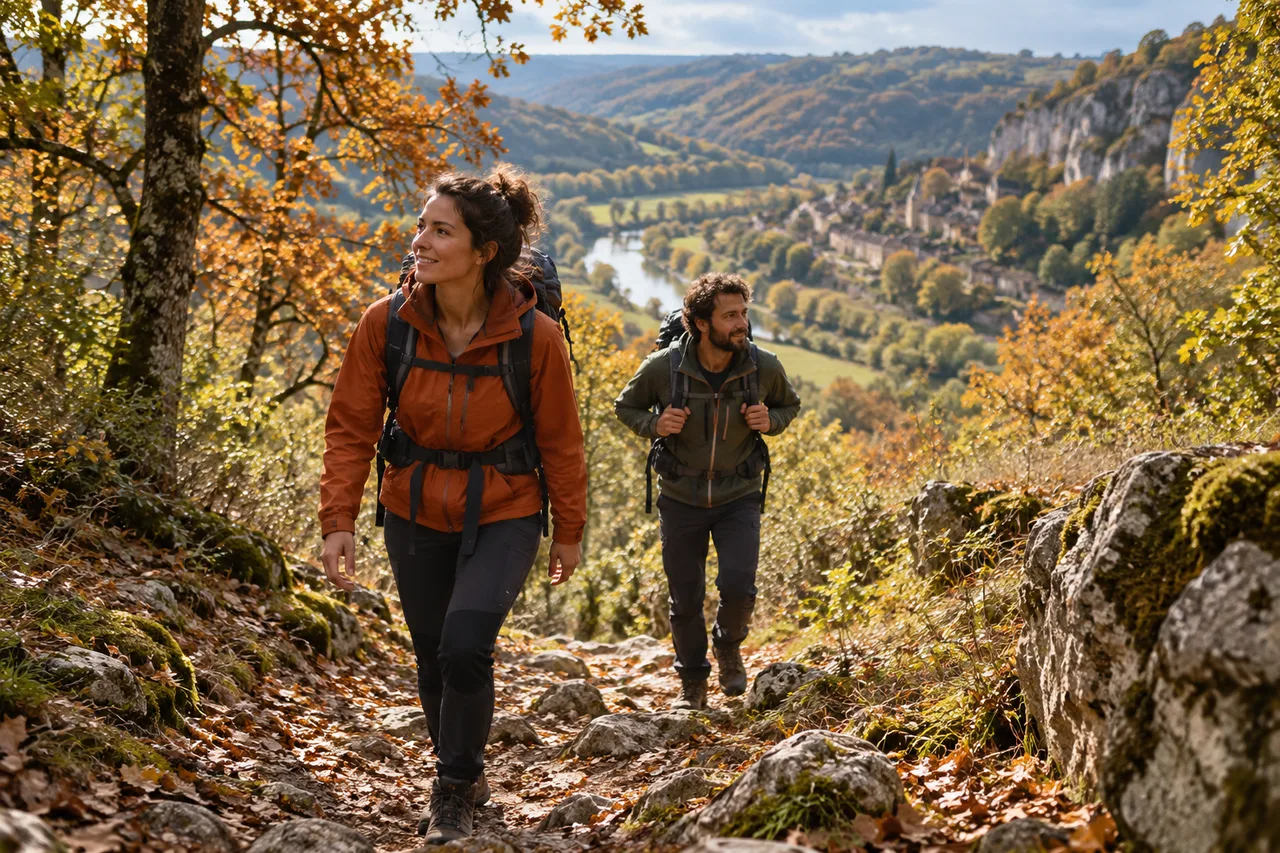 Personnes pratiquant une activité en plein air